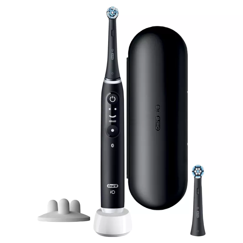 Escova de dentes elétrica vibratória Oral-B iO 6 para adultos preta