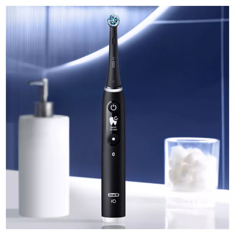 Escova de dentes elétrica vibratória Oral-B iO 6 para adultos preta