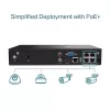 Gravador de vídeo em rede TP-Link VIGI 4 canais PoE+
