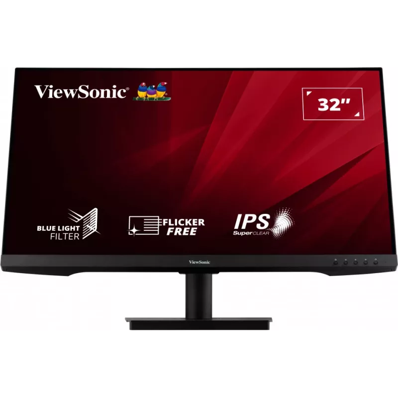 Monitor de computador Viewsonic VA3209-MH 81,3 cm (32 polegadas) 1920 x 1080 píxeis Full HD preto