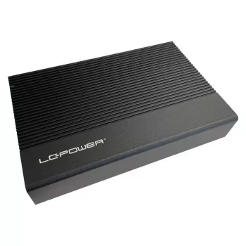 Caixa para HDD/SSD LC-Power LC-35U3-C 3,5 polegadas preto USB Type-C 6 Gbit/s