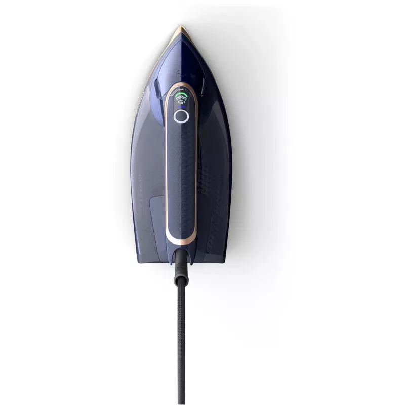 Ferro de engomar a vapor Philips Azur 8000 Series DST8050/20 — 3000 W, 0,35 L, base SteamGlide Elite, 85 g/min vapor contínuo, 260 g/min boost