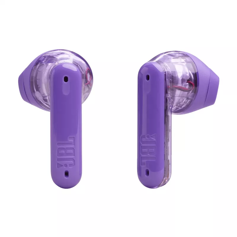 Auscultadores JBL Tune Flex Ghost Edition True Wireless Stereo (TWS) In-Ear para chamadas/música Bluetooth roxo, translúcido