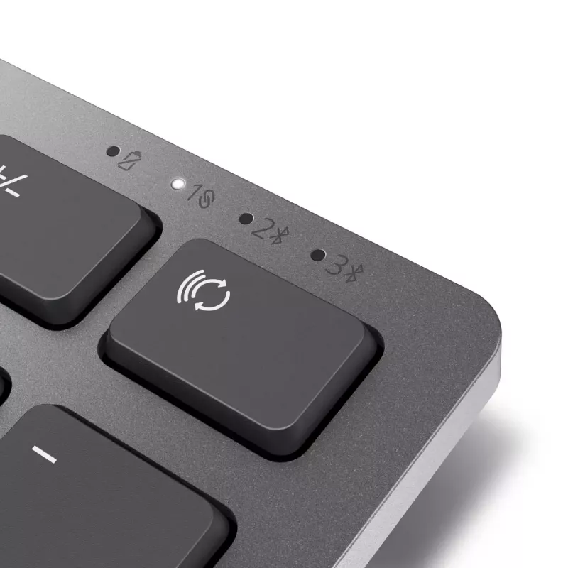 Teclado DELL KB700 Office Bluetooth QWERTY US International cinzento