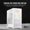 Caixa para PC Corsair iCUE 5000D RGB Airflow Midi-Tower branca