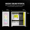 Caixa para PC Corsair iCUE 5000D RGB Airflow Midi-Tower branca