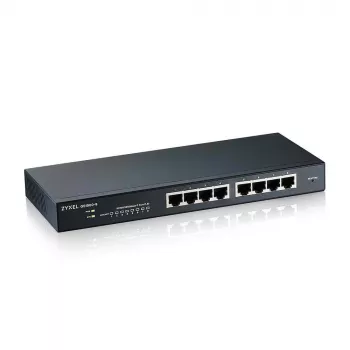 Zyxel GS1900-8 Managed L2 Gigabit Ethernet (10/100/1000) preto
