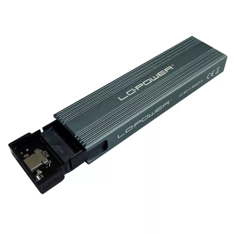 LC-POWER Caixa para SSD - M.2 LC-M2-C-MULTI-3 Lc-power caixa para SSD M.2 USB3.2 (NVMe e SATA)