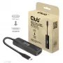 Adaptador ativo CLUB3D USB Gen2 Type-C para HDMI™ 8K60Hz ou 4K120Hz HDR10+ com DSC1.2 com Power Delivery 3.0 macho/fêmea
