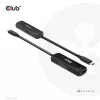 Adaptador ativo CLUB3D USB Gen2 Type-C para HDMI™ 8K60Hz ou 4K120Hz HDR10+ com DSC1.2 com Power Delivery 3.0 macho/fêmea