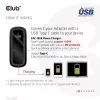 Carregador de viagem CLUB3D 100 Watt tecnologia GaN, certificado USB-IF TID, porta única USB Type-C, suporte Power Delivery(PD) 3.0