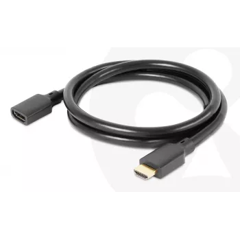 Cabo de extensão HDMI Ultra High Speed CLUB3D 4K120Hz 8K60Hz 48Gbps macho/fêmea 1 m / 3,28 ft 30AWG