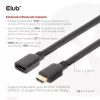 Club 3D CAC-1322 cabo de extensão Ultra High Speed HDMI 2.1, 4K, macho/fêmea, 1 m, preto