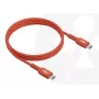 Club 3D CAC-1511 cabo USB2 Type-C bidirecional certificado USB-IF, dados 480 Mb, PD 240 W (48 V/5 A) EPR, macho/macho, 1 m