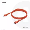 Club 3D CAC-1511 cabo USB2 Type-C bidirecional certificado USB-IF, dados 480 Mb, PD 240 W (48 V/5 A) EPR, macho/macho, 1 m
