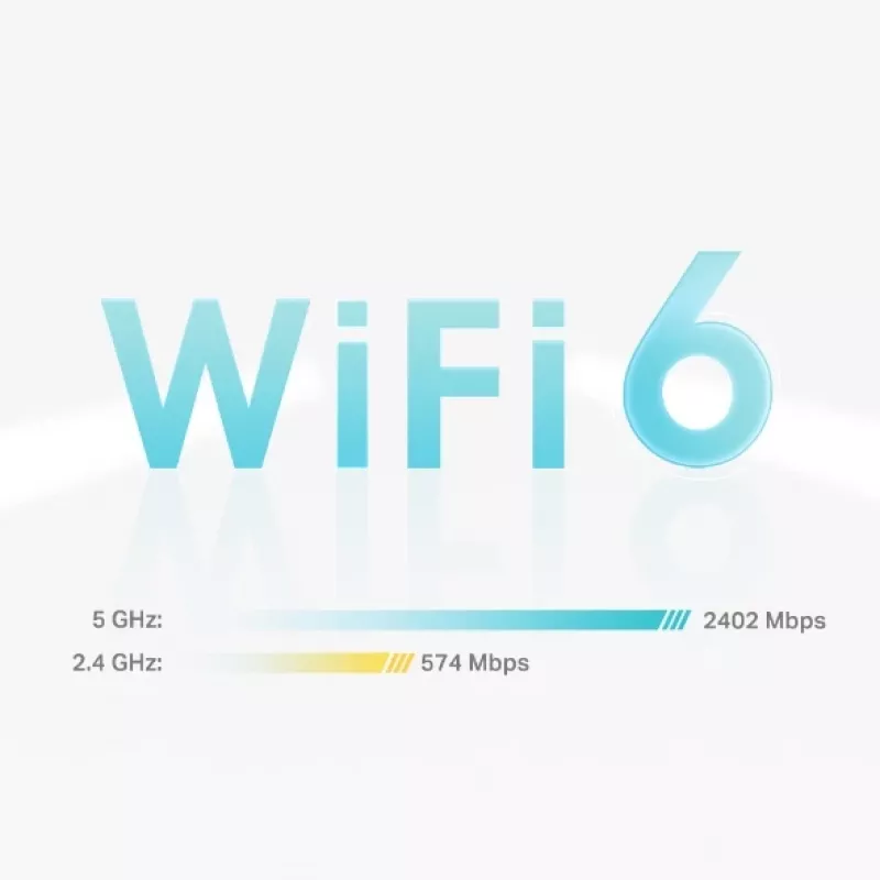 Router Mesh TP-Link AX3000 Dualband 2,4 GHz 5 GHz Wi-Fi 6