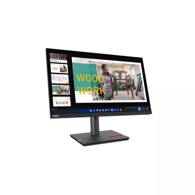 Monitor de computador Lenovo ThinkVision P24q-30 60,5 cm (23,8 polegadas) 2560 x 1440 píxeis Quad HD LED preto