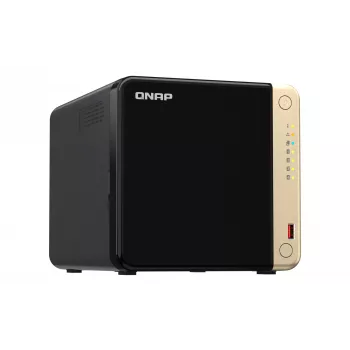 QNAP TS-464 NAS Tower Intel® Celeron® N5095 8 GB DDR4 0 TB QNAP QTS preto