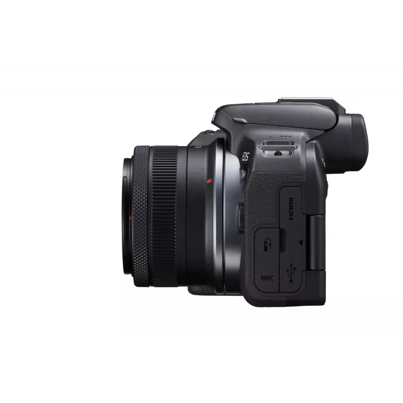 Canon EOS R10 + RF-S 18-45mm F4.5-6.3 IS STM MILC 24.2 MP CMOS 6000 x 4000 píxeis preto