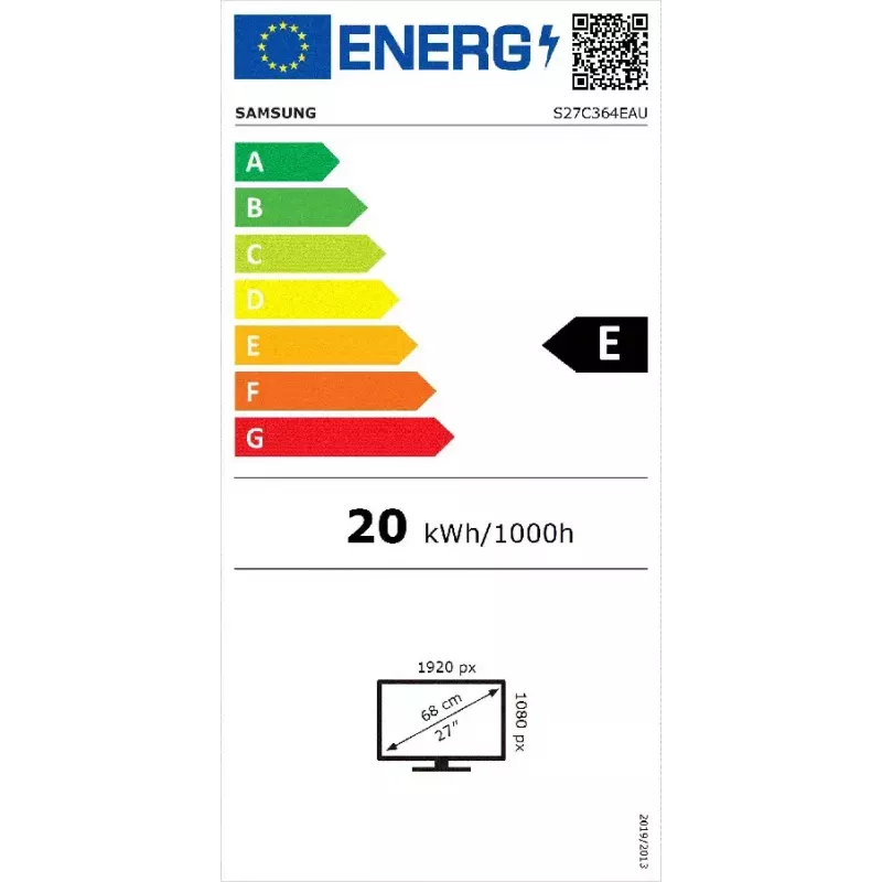 Monitor de computador Samsung S36C 68,6 cm (27 polegadas) 1920 x 1080 píxeis Full HD LCD preto