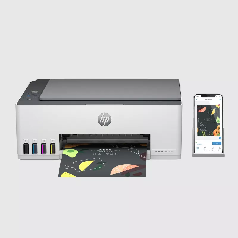 HP Smart Tank 5105 impressora multifunções sem fios a cores, copiadora, scanner