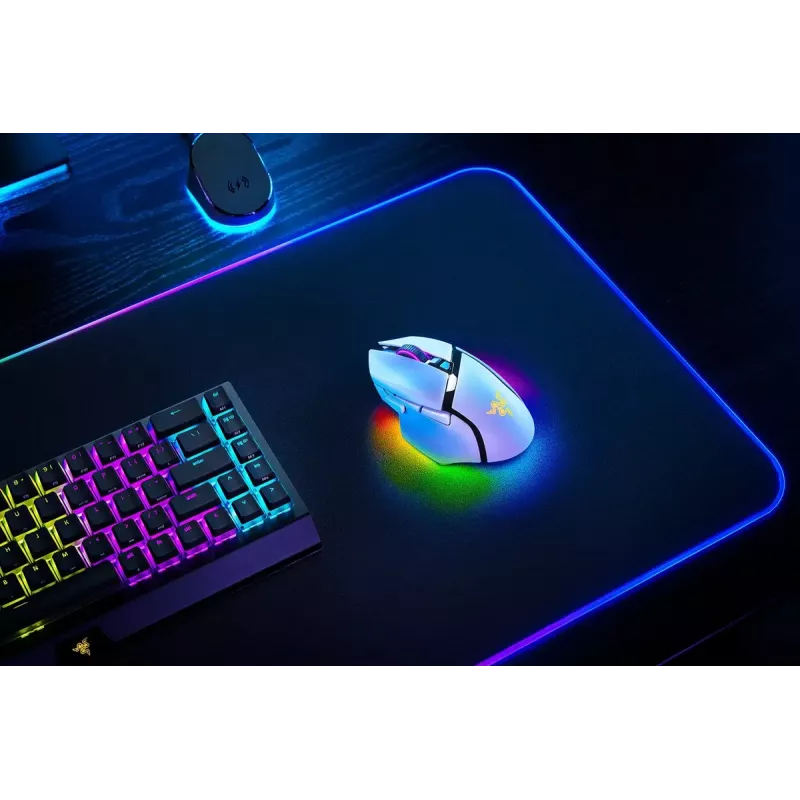 Razer Basilisk V3 Pro rato sem fios para jogos, branco