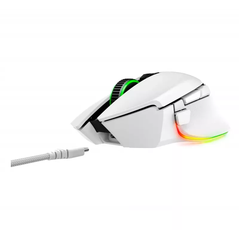 Razer Basilisk V3 Pro rato sem fios para jogos, branco