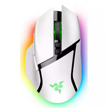 Rato gaming Razer Basilisk V3 Pro — para destros, ótico 30.000 DPI, RF Wireless/Bluetooth/USB-C, branco