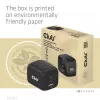 Carregador de viagem CLUB3D PPS 65Watt tecnologia GAN, ligação tripla (2x USB Type-C + USB Type-A) suporte Power Delivery (PD) 3.0