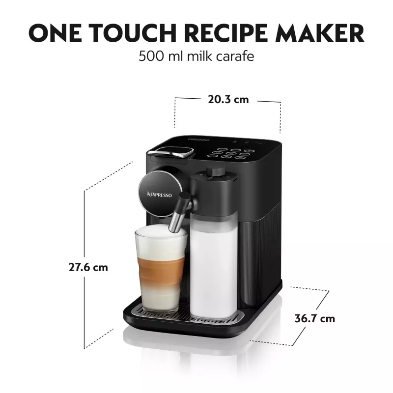 Máquina de café De’Longhi Nespresso Gran Lattissima da Delonghi, Sophisticated Darks