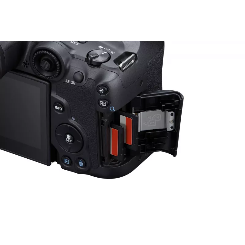 Canon EOS R7 câmara mirrorless com objetiva RF-S 18-150mm F3.5-6.3 IS STM, 32,5 MP CMOS, vídeo 4K, 0,53 kg, preta