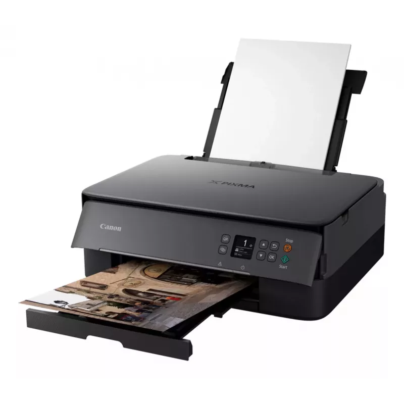 Canon PIXMA TS5350i impressora multifunções de jato de tinta a cores 3 em 1, A4, 4800 x 1200 DPI, Wi-Fi, frente e verso, preta
