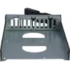 Inter-Tech IPC 3U-3508 chassis para servidor de armazenamento, rack 48,3 cm 3U, ATX, SATA/SAS Hot-Swap, 2x compartimentos externos de 5,25 polegadas, sem fonte de alimentação, preto