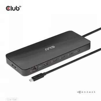 Docking station CLUB3D Thunderbolt 4 Certificada 11-em-1 140W