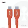 Cabo de dados bidirecional CLUB3D USB2 Type-C certificado USB-IF 480Mb, PD 240W(48V/5A) EPR M/M 3m / 9.84 ft