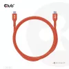 Cabo de dados bidirecional CLUB3D USB2 Type-C certificado USB-IF 480Mb, PD 240W(48V/5A) EPR M/M 3m / 9.84 ft