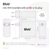 Carregador de viagem CLUB3D 140 Watt Tecnologia GaN, porta única USB Type-C, suporte Power Delivery (PD) 3.1