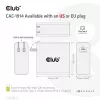 Carregador de viagem CLUB3D 140 Watt Tecnologia GaN, porta única USB Type-C, suporte Power Delivery (PD) 3.1
