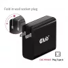 Carregador de viagem CLUB3D 140 Watt Tecnologia GaN, porta única USB Type-C, suporte Power Delivery (PD) 3.1