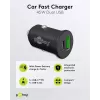Carregador rápido de automóvel Goobay Dual-USB USB-C PD 45W Preto