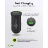Carregador rápido de automóvel Goobay Dual-USB USB-C PD 45W Preto
