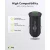 Carregador rápido de automóvel Goobay Dual-USB USB-C PD 45W Preto