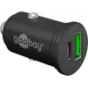 Carregador rápido de automóvel Goobay Dual-USB USB-C PD 45W Preto