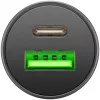 Carregador rápido de automóvel Goobay Dual-USB USB-C PD 45W Preto