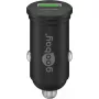 Carregador rápido de automóvel Goobay Dual-USB USB-C PD 45W Preto