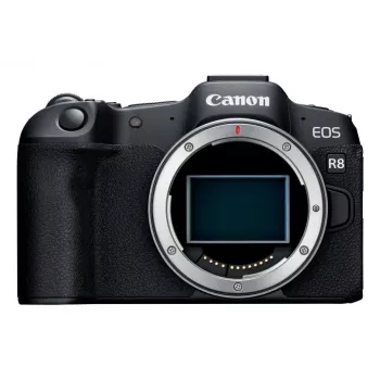 Canon EOS R8 + RF 24-50mm F4.5-6.3 IS STM Kit, 24.2 MP, 6000 x 4000 Pixel, CMOS, 4K Ultra HD, Ecrã tátil, Preto