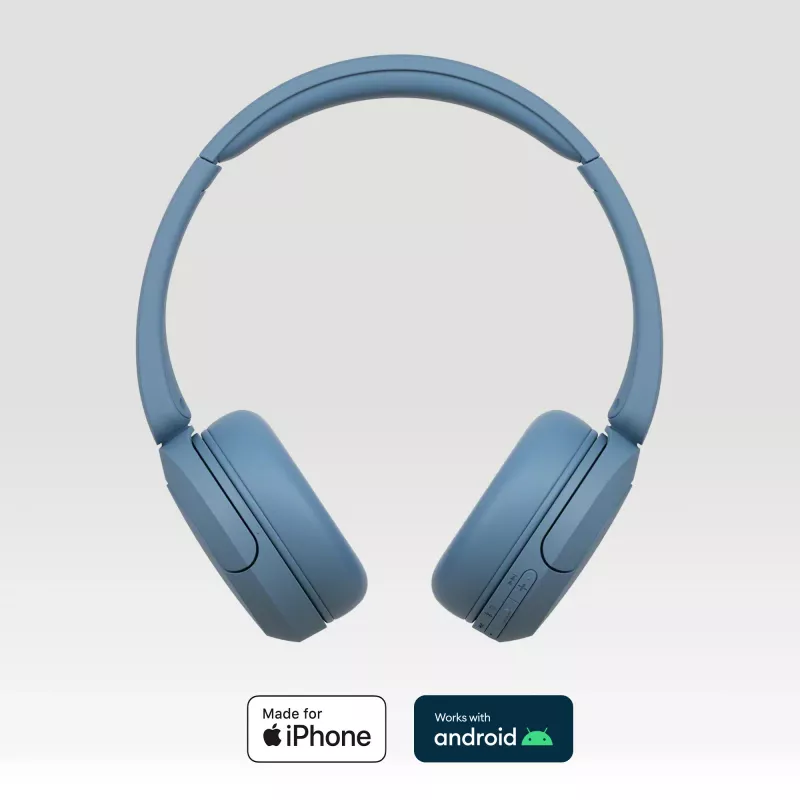 Auscultadores Sony WH-CH520 Sem fios Arco Headset Telefonemas/Música USB Type-C Azul