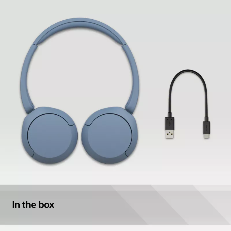Auscultadores Sony WH-CH520 Sem fios Arco Headset Telefonemas/Música USB Type-C Azul