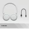 Auscultadores Sony WH-CH520 sem fios on-ear, Bluetooth 5.2, 50 h de reprodução, carregamento USB-C, branco