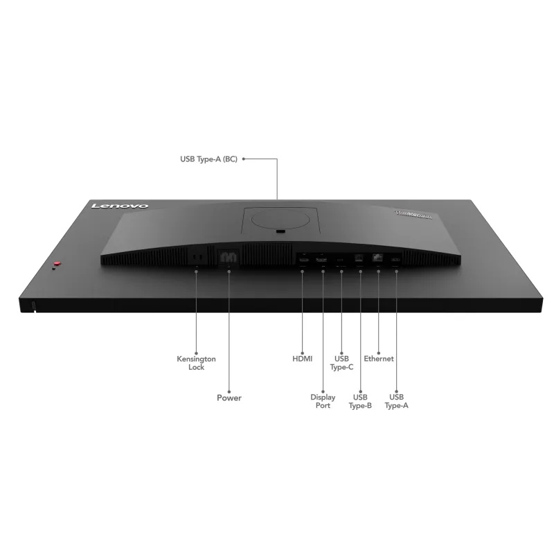 Monitor de computador Lenovo ThinkVision T32p-30 80 cm (31,5 polegadas) 3840 x 2160 píxeis 4K Ultra HD LED preto